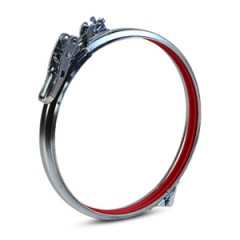 Хомуты аспирационные с резиновой прокладкой